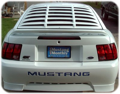 2003 mustang rear window louvers